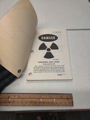 1969 VIETNAM WAR US ARMY TECHNICAL BOOK RADIACMETER IM-174 TM 11-6665-213-12