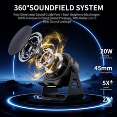 Wireless Induction Speaker 5-in-1 Bluetooth Speaker With Phone Stand