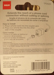 RCA Phone In-line Cord Coupler