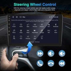 10″ Android 15 Double 2Din Car Stereo CarPlay Auto Radio GPS Navi WiFi BT 2+64GB