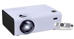 RCA RPJ136 Home Theater Projector 1080P Up to 150″, HDMI, USB, MicroSD Card Slot