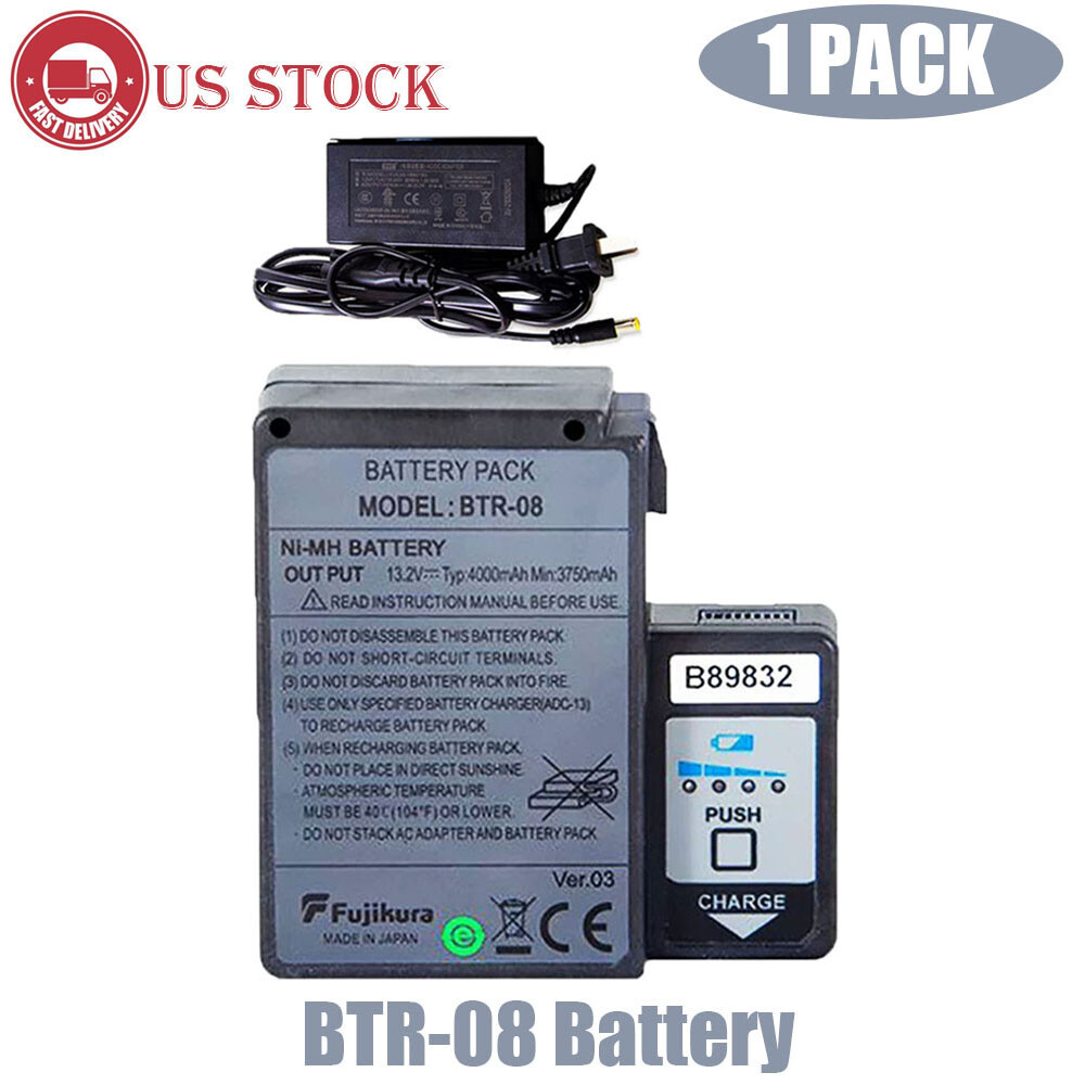 US STOCK Fujikura Battery BTR-08 for Fujikura FSM-60S FSM-60R Fusion Splicer.