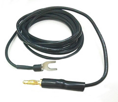 6 Feet Long Custom Ground Wire Plug Plated for Technics SL- Models B92 B250 B921