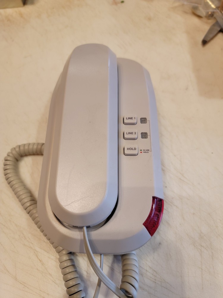 Cetis Hotel Phone 2L Trimline Ash TLM-69159 – Corded Telephone