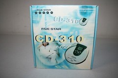 New Five Star CD-310 Portable CD Player w/ ear buds Compact Disc