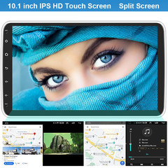 Android 15.0 10.1inch Car Stereo Radio No-DVD Player Car GPS In Dash Navi Wifi