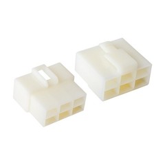 1-20 Set 6 Pin Socket Plug Male Female Brass 6.3mm Spade Terminal Wire Connector