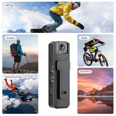 HD1080P Audio Video DVR IR Night Cam WIFI 2K Camcorder Police Body Camera 2024