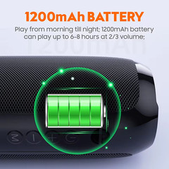 Bluetooth Wireless Speaker Portable Waterproof Stereo Bass Sound USB TF FM Radio