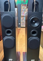 B&W BOWERS AND WILKINS CM1 CM2 CONCEPT 90 FLOOR STANDING SPEAKERS PAIR SET