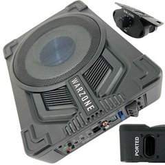 Gravity Warzone 10″ 1000W Compact Under Seat SLIM Powered Subwoofer Enclosure