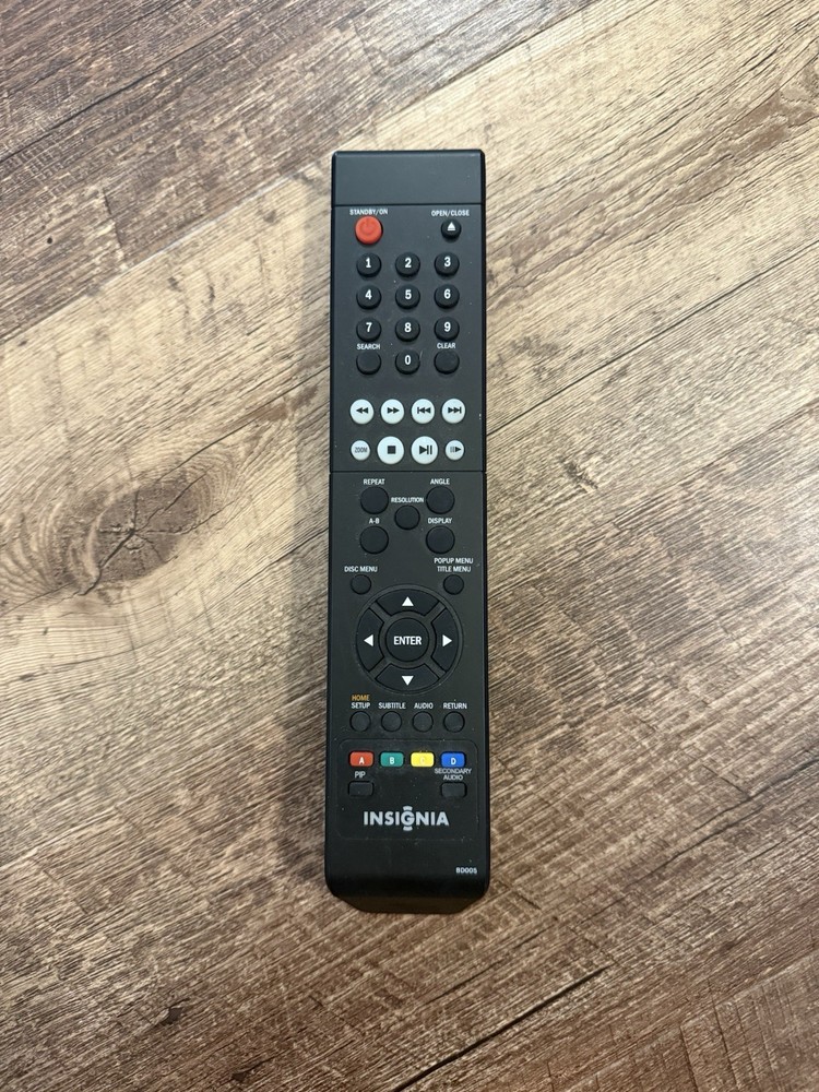 Genuine OEM Insignia Blu-Ray DVD Player Remote Control BD005 NS-BRDVD3 NS-WBRDVD