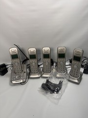 Panasonic KX-TGA421 Base 5 Handsets Answering Machine Cordless Phones