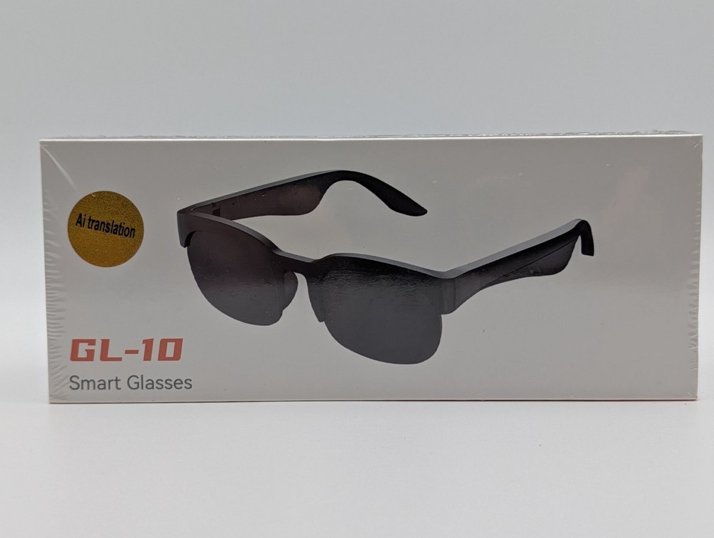GL-10 Smart Glasses Wireless Bluetooth Audio Sunglasses AI Translation New