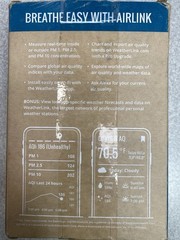 Davis AirLink 7210 Air Quality Monitor Smoke Dust Pollution For 2.4GHz Network