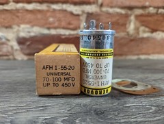 NOS AEROVOX AFH 1-55-20 Capacitor 70-100 MFD up to 450V