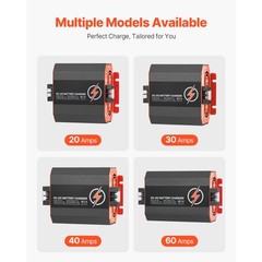 12V 60A DC to DC Charger Battery Charger 750W for Lead-Acid and Lithium AGM GEL
