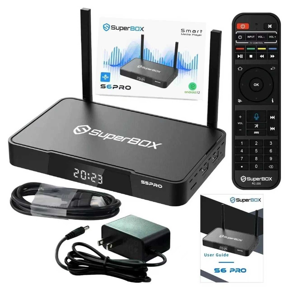 New SuperBox S6 Pro BOX Authorized Distributor Message To Me Free Fast Ship