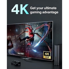 4K HDMI 2.0 Cable 2 Pack 18Gbps 60Hz HDR for MacBook Xbox PS5 UHD TV PC