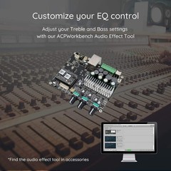 2.1 Subwoofer Amplifier Board, WiFi & Bluetooth 5.0, 50W x 2 + 100W Class D Ster