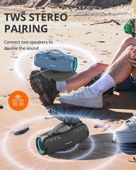 Tronsmart Mirtune S100 Bluetooth Speaker,50W Waterproof,20H Playtime Party Audio