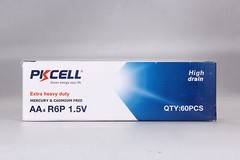 500pcs Super Heavy Duty R6P UM3 EN91 1.5V Zinc-Carbon AA Double A Batteries