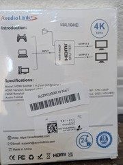 Avedio Links USB-C To Dual HDMI Adapter, Type C To HDMI For Dual Monitors.
