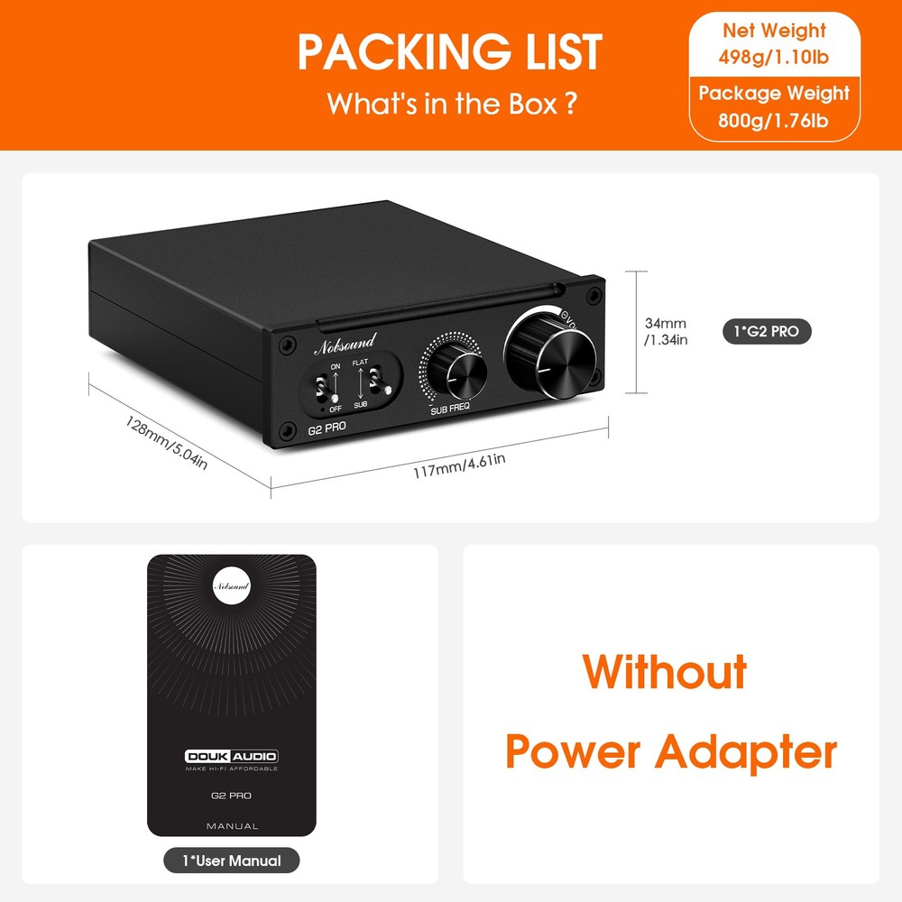 HiFi Amp Audio SUB Frequency Mono Channel Digital Amplifier Gain Control 300W