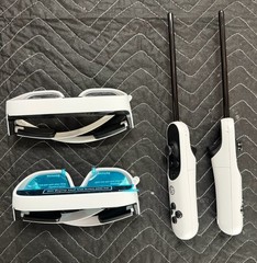 Tilt Five Augmented Reality System AR Glasses w/ 2 Wands, USB Cables White/Black