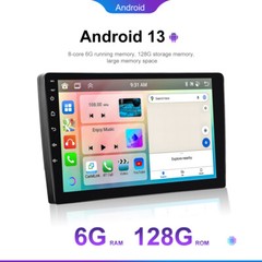 6G+128G 8 Core 2 Din CarPlay Car Stereo Radio Android 13.0 GPS Navi DSP WIFI IPS