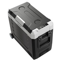 VEVOR Car Refrigerator 58 QT Compressor Electric Cooler with Wheels & Dual Zone