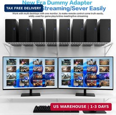 4 Pack HDMI Dummy Plug 4K HDR, Virtual Monitor EDID Emulator 4K@60Hz 2K@60Hz 108