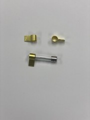 Glass Fuse Power Tap For Electrical Wiring Brass .250″ Male Terminal -25 Pack