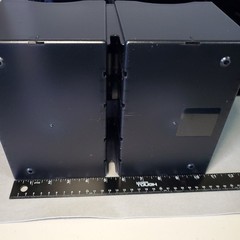 3 – Vtg ATLANTIC Black Charcoal 30 CD Storage Disc Wall Mountable Holder Rack