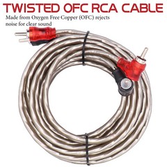 4 Gauge Car Audio Cable Kit Amplifier Install Amp RCA Subwoofer Sub Wiring 2300W
