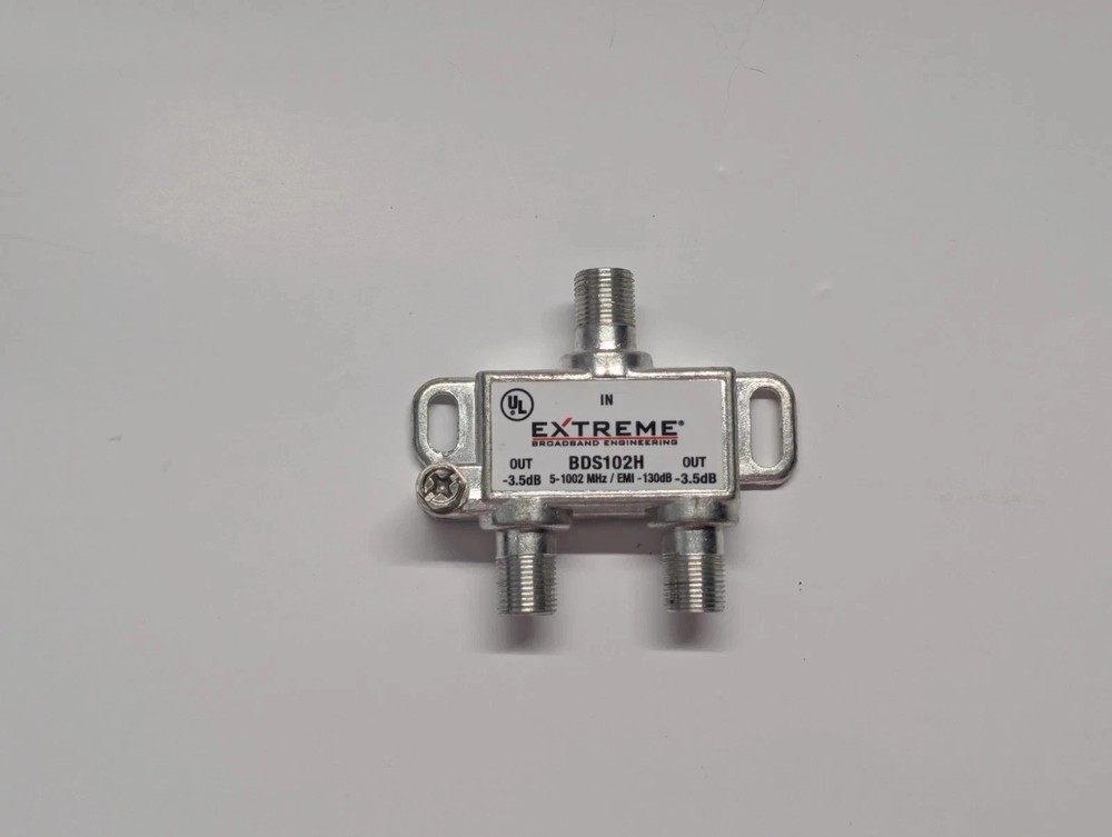 Extreme/Amphenol 2-Way Digital 1Ghz High Performance Coax Cable Splitter BDS102H