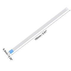 Flexible Flat Cable, 12 Pins 0.5mm Pitch 150mm FPC FFC Ribbon Cable 10Pcs(B Type