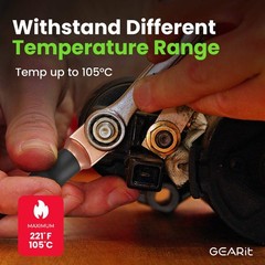 GEARit 0 Gauge 25′ 50′ CCA Amplifier Power / Amp Ground Wire, Black/Blue/Red.