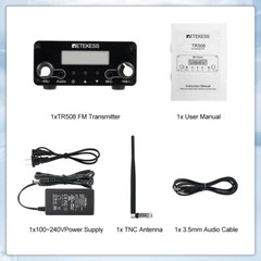 Retekess TR508 FM Transmitter Broadcast Stereo Radio Station Antenna Church US