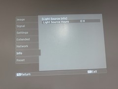Epson EpiqVision Ultra LS500 4K Short Throw Laser Projector Black 0 HRS Renewed