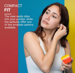 JLab Go Air Pop+ True Wireless Earbuds, Bluetooth Earbuds with Microphone USB-C