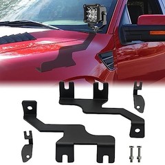 Ditch Light Mounting Brackets Kit, Upper Hood Hinge For Ford F150 2004-2014