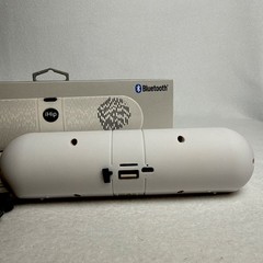 Jambar Wireless Speaker Bluetooth White, 30ft Wireless Area, 2 Hours, Small
