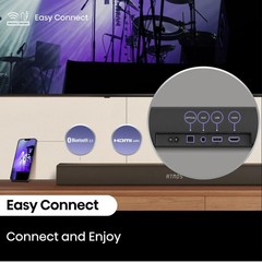Hisense R652 5.1 Ch Soundbar with Subwoofer & Rear Surround Speakers 440W Dolby