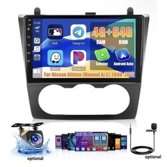 Android 15 64GB Carplay Car Stereo Radio GPS Navi FM For Nissan Altima 2008-2012