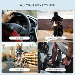 Compact Wireless Music Control Button for iPhone, Android, and Car Audio Systems
