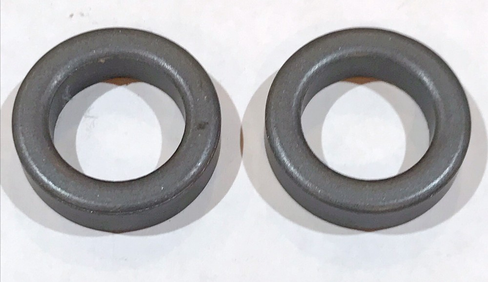 2 Large 3/4″ ID Cylindrical Ferrite EMI Noise Torid Chokes