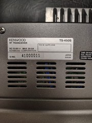 ham radio kenwood ts 4500 at180 tuner ps30 power suppy ps30 speaker sp180 mic