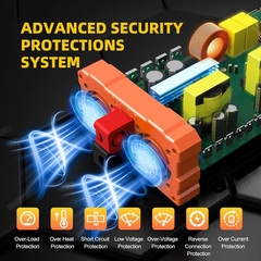 BELTTT 2000W Pure Sine Wave Inverter, Car Power Inverter 12V to 120V AC Converte