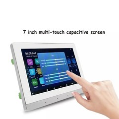 Touch Screen in wall Amplifier 7” Stereo Audio Background Music WIFI Bluetooth